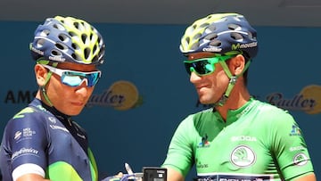 Valverde a Nairo: "Enhorabuena por tu triunfo"
