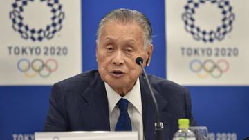 Tokyo 2020 president Yoshiro Mori answers questions during a joint press conference following the three-day session of the IOC Coordination Commission in Tokyo on July 12, 2018.
 Tokyo Olympic organisers said on July 12 that the torch relay for the 2020 S
