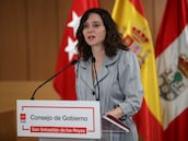 La presidenta de la Comunidad de Madrid, Isabel Díaz Ayuso, durante la rueda de prensa posterior a la reunión del Consejo de Gobierno, en el Ayuntamiento de San Sebastián de los Reyes, a 28 de enero de 2026, en Madrid (España). La reunión del Consejo de Gobierno se celebra hoy de forma extraordinaria en el Ayuntamiento de San Sebastián de los Reyes.
28 ENERO 2026 CONSEJO DE GOBIERNO DE LA COMUNIDAD DE MADRID
Alejandro Martínez Vélez / Europa Press
28/01/2026