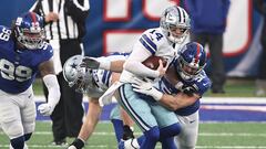 Andy Dalton fue capturado seis veces y no pudo lanzar ning&uacute;n pase de anotaci&oacute;n en la derrota que sufrieron los Cowboys 23-19 ante los New York Giants.