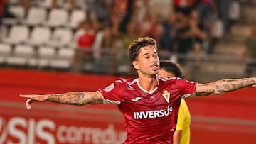 Palmberg igualó en el tiempo añadido y dio un punto al Real Murcia.