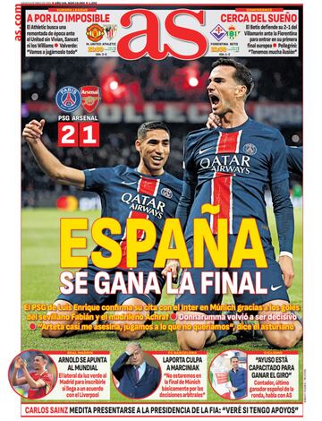 Las portadas de AS de mayo