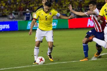 En imágenes la derrota de Colombia ante Paraguay