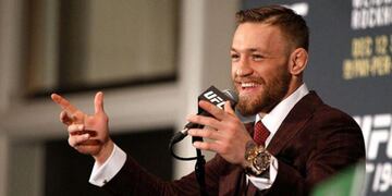 El peleador irlandés de la UFC es serio, pero en ciertos momentos sonríe para dar a conocer otra faceta de él.