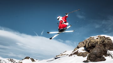 Papá Noel en Ordino Arcalís, Andorra