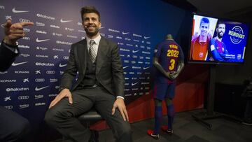 29/01/18  Barcelona
 Acto de renovacion Gerard Pique (FC Barcelona) 
 Foto Ferran Zueras