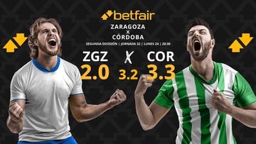 Real Zaragoza vs. Córdoba CF: horario, dónde ver, pronósticos y clasificación