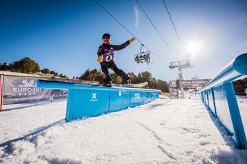 La norteamericana se llevó la prueba en categoría femenina dominando el circuito de slopestyle desde la primera hasta la última loma.