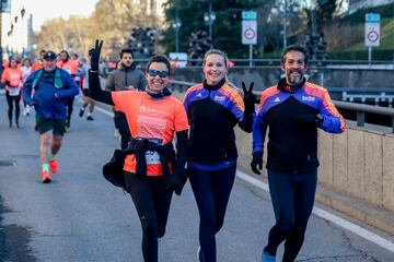 Varias personas participan en la XI Carrera Solidaria por la Salud Mental.