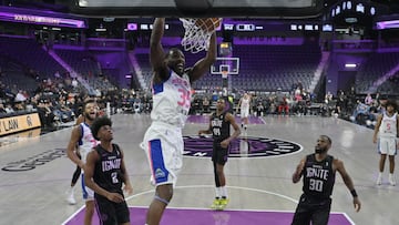 Kenneth Faried, figura de Capitanes CDMX frente al NBA G League Ignite.