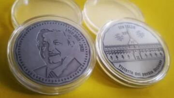 ¿Hay una moneda de AMLO? Sí y vale casi 2000 pesos