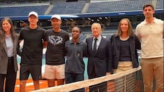 Nadal y Courtois vs Sinner y Bellingham con Florentino como juez es lo mejor que verás hoy