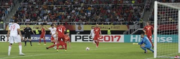 Silva anotó el 0-1.