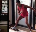 No descansan ni en casa: así entrenan Cristiano y Georgina