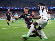 Vinicius, contra el Bayern.