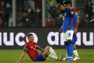 La nueva camiseta que la Roja lució en el duelo ante Brasil