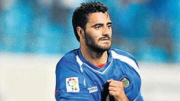 <b>NO SIGUE. </b>El goleador azulón Güiza se marchará del Getafe la próxima temporada.