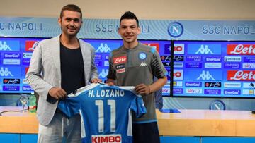 Hirving Lozano fue presentado como jugador del Napoli