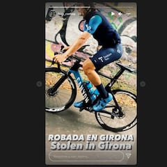Roban la bicicleta de García Cortina en Girona