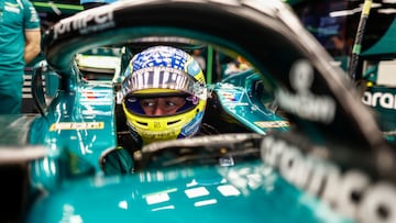 Fernando Alonso, en el GP de Abu Dhabi.