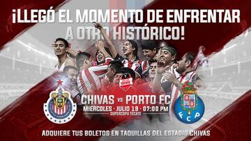 Chivas - Porto: TV, horario y dónde ver online
