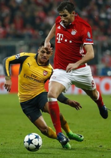 Bayern vs Arsenal, en imágenes