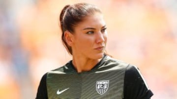 Hope Solo, portera de la Selección de Estados Unidos