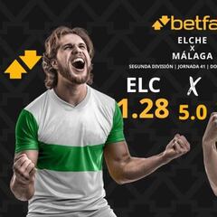 Elche CF vs. Málaga CF: horario, dónde ver, pronósticos y clasificación