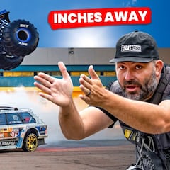 El momento que casi arruina los vídeos extremos de Gymkhana