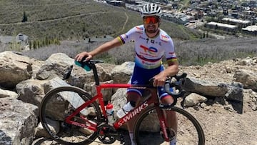 El ciclista eslovaco Peter Sagan durante la concentración que está realizando en Utah antes del Tour de Francia.