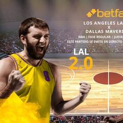 Los Angeles Lakers vs. Dallas Mavericks: horario, TV, estadísticas, clasificación y pronósticos