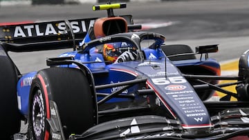 Carlos Sainz (Williams FW47). Marina Bay, Singapur. F1 2025.