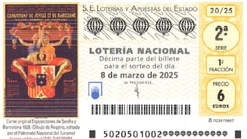 Lotería Nacional: comprobar los resultados del sorteo de hoy, sábado 8 de marzo