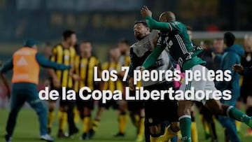 Las 7 peores peleas de la Copa Libertadores
