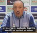 Benítez, sin piedad alguna al explicar la marcha de James