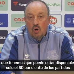 Benítez, sin piedad alguna al explicar la marcha de James