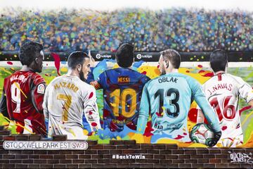 Para apoyar el regreso del fútbol de nuestro país, LaLiga ha lanzado “United Streets of LaLiga”, una campaña mundial de arte urbano en la que ha encargado la creación de murales inspirados en el fútbol en ciudades de todo el mundo. El campeonato español ya está de vuelta.