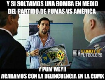 A reír un rato con los Memes del Pumas vs América