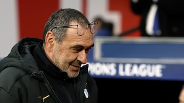 Maurizio Sarri, en el Atl¨¦tico-Lazio