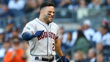 En el primer inning del duelo ante Yankees en New York el pelotero venezolano conectó vuela cercas y se hace de un lugar especial en la historia de Astros.