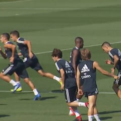 El Real Madrid vuelve a entrenar tras la victoria ante al Getafe
