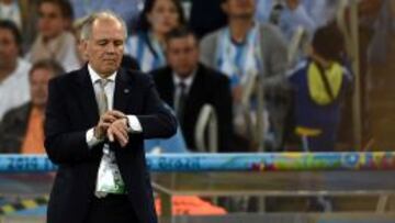 Sabella, durante el Mundial de Brasil.