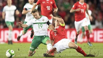 Suiza e Irlanda del Norte empataron sin goles y los locales lograron el pase al Mundial,