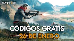 Free Fire | Códigos de hoy viernes 26 de enero de 2024: recompensas gratis