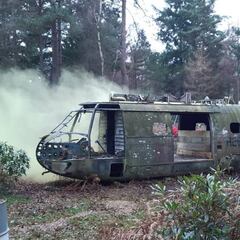 Helicóptero usado para desaparecer personas en la dictadura de Pinochet aparece hoy en un parque de diversiones