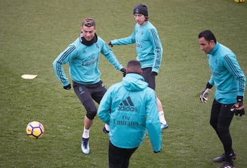 Cristiano Ronaldo, Modric y Keylor Navas. 