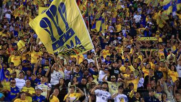 Fans o Aficion during the 13th round match between America and Tigres UANL as part of the Liga BBVA MX, Torneo Clausura 2025 at Ciudad de los Deportes Stadium, on March 29, 2025 in Mexico City, Mexico.