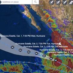 Huracán “Estelle” en México: trayectoria y estados afectados