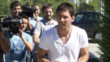 INDIGNADO. Leo Messi sigue sin digerir las palabras de Javier Faus alrededor de su renovación con el Barcelona.