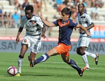 El volante chileno sum&oacute; un t&iacute;tulo en la Ligue 1 de Francia, junto a Montpellier en la temporada 2011-2012.